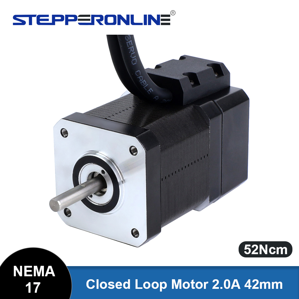 Closed Loop Stepper Motor Nema 17 - STEPPERONLINE Nema 17 motore passo-passo ad