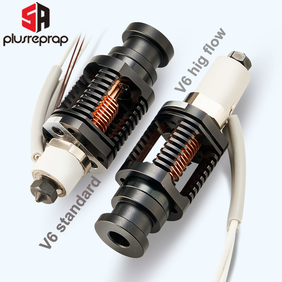 High Flow Ceramic Hotend - Hotend V6 5APLUS Interamente in Metallo,