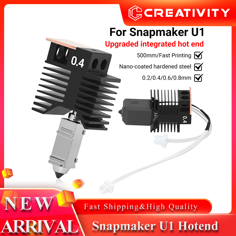 High Flow Ceramic Hotend - Kit Hotend per Snapmaker U1 0.4mm