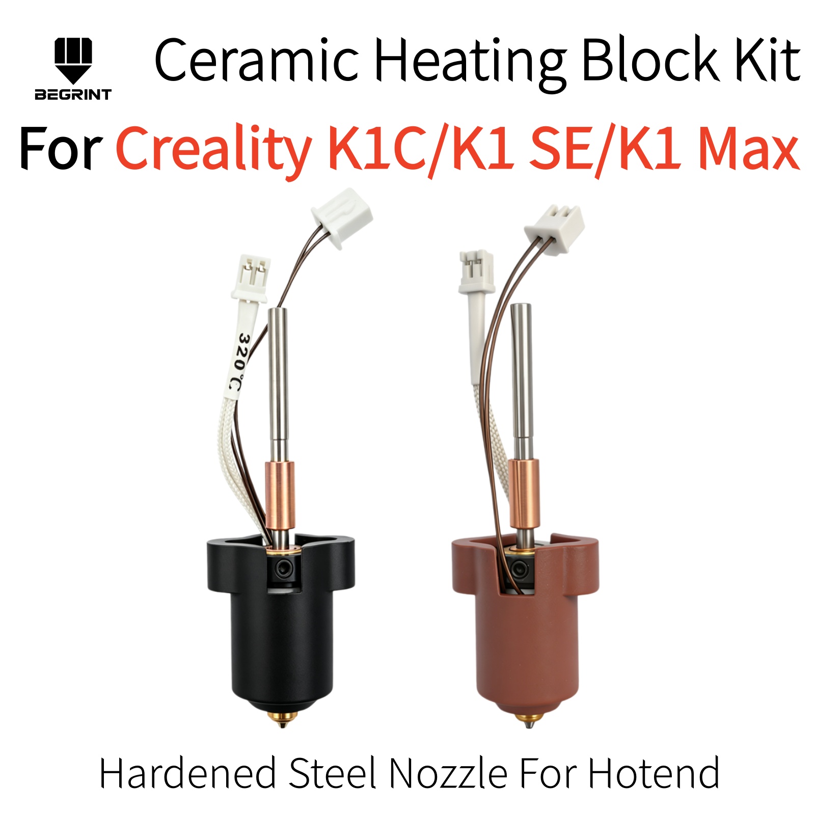 High Flow Ceramic Hotend - Kit Hotend per Creality K1C K1