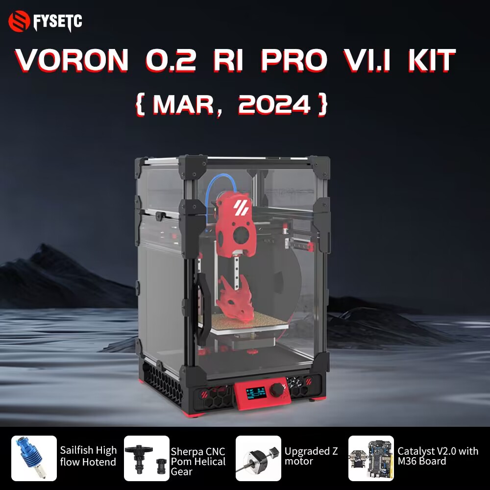Corexy 3D Printer Kit - 2025FYSETC Kit completo Voron V0.2 R1