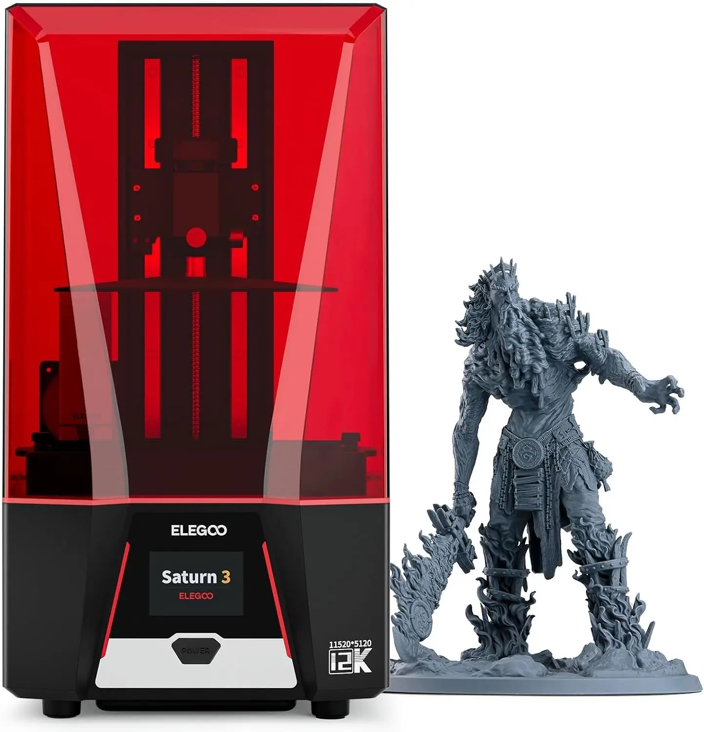 12K Monochrome Lcd Resin 3D Printer - Stampante 3D Saturn 3 MSLA 12K