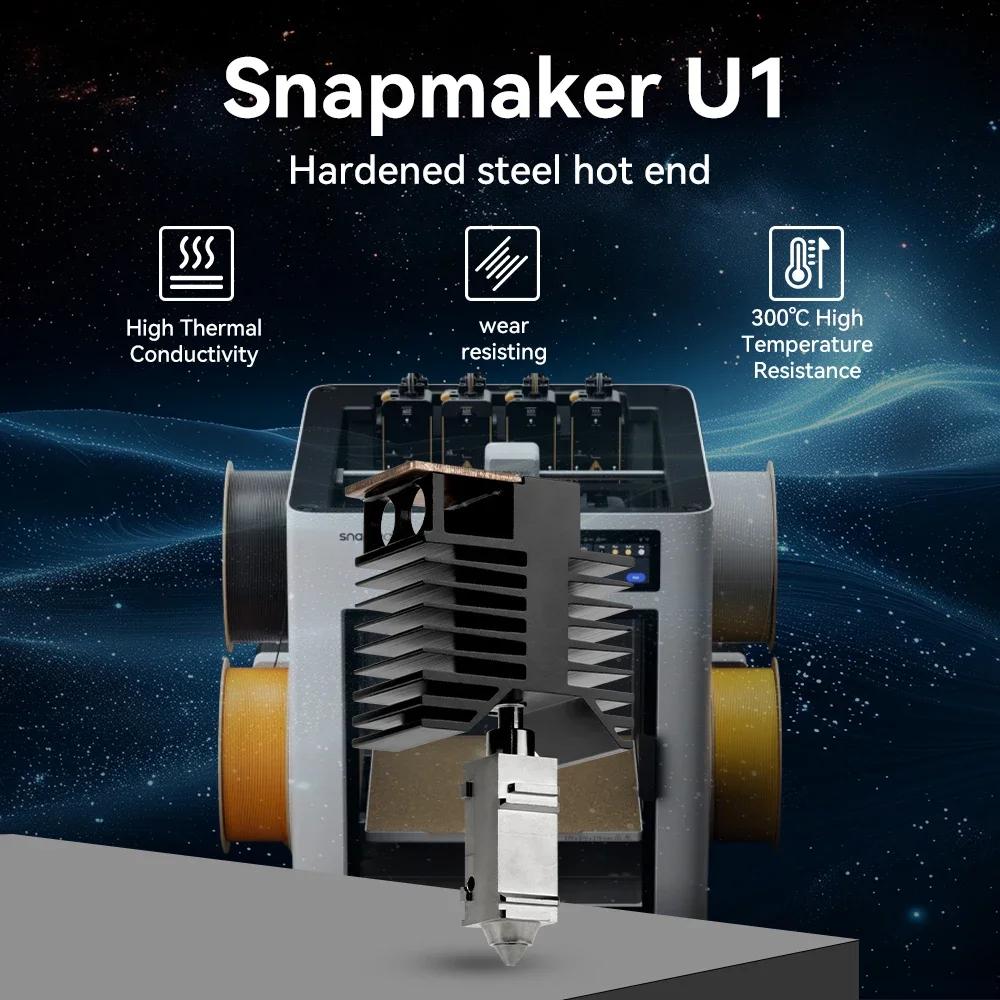 High Flow Ceramic Hotend - Kit Hotend 0.2/0.4mm per Snapmaker U1,