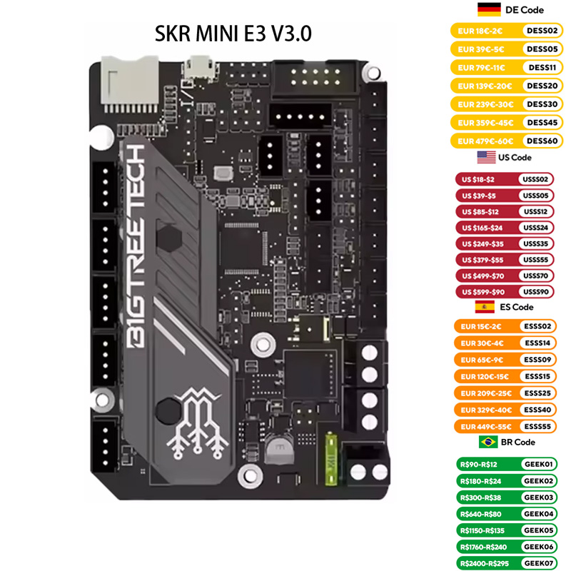 BIGTREETECH SKR MINI E3 V3.0 S - Corexy 3D Printer Kit recensione e prezzo