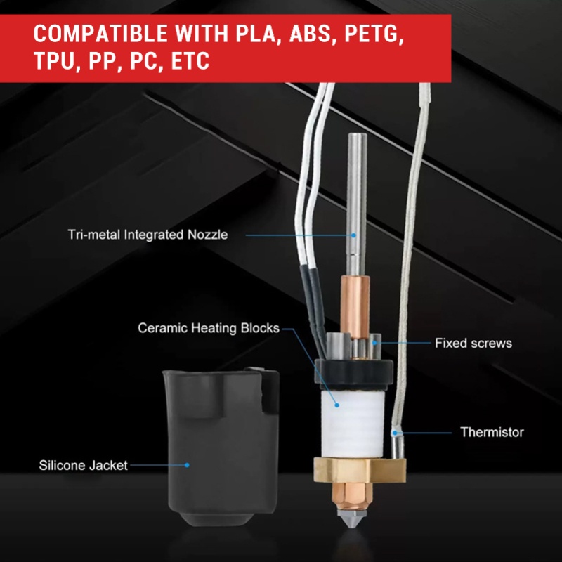 Kit Hotend in Ceramica ad Alto - High Flow Ceramic Hotend recensione e prezzo